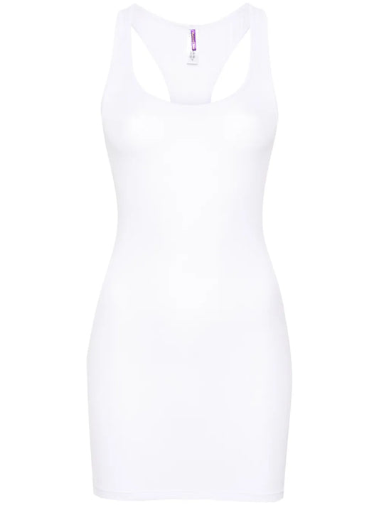 La Femme Amazone Ribbed Minidress