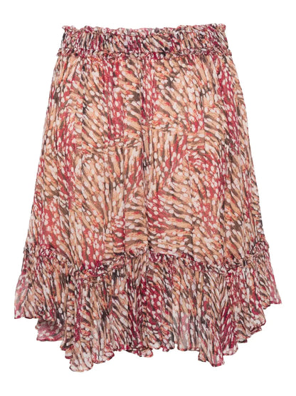 Viera Graphic-Print Miniskirt