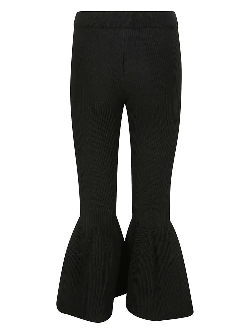 Ribbed Flared Trousers