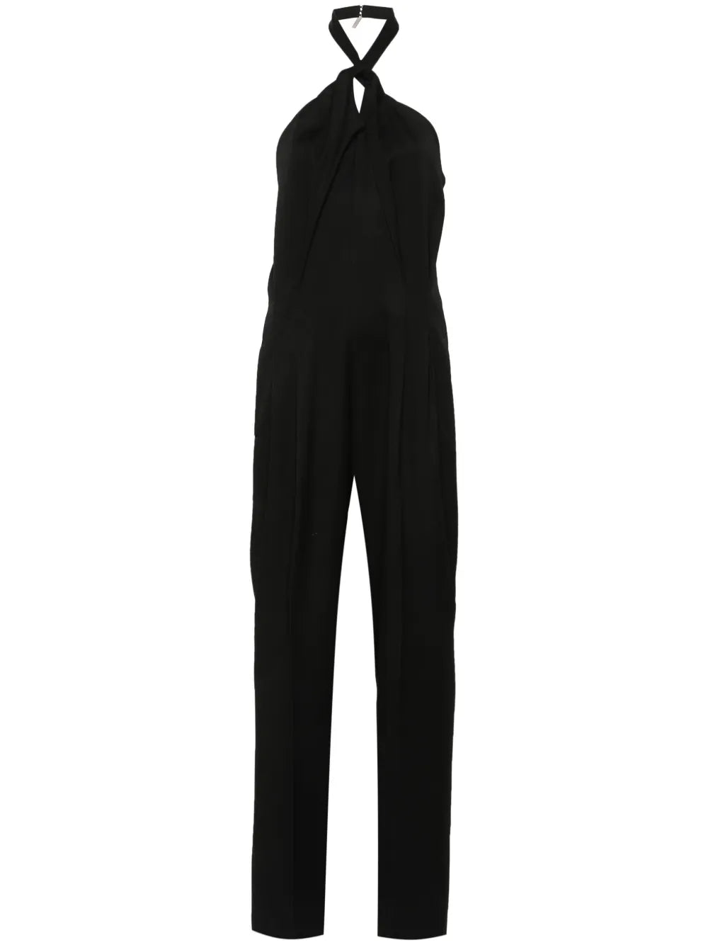 One-Shoulder Wool Jumpsuit