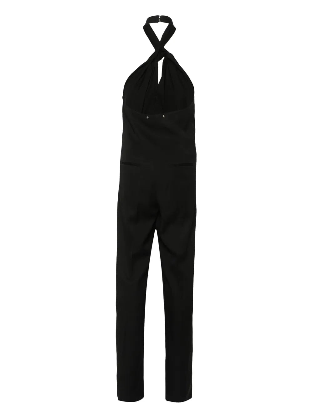 One-Shoulder Wool Jumpsuit