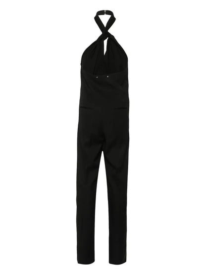 One-Shoulder Wool Jumpsuit