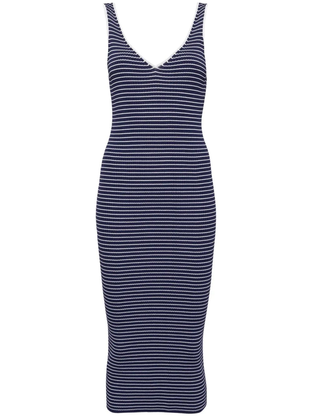 Dana Striped Ribbed Dress