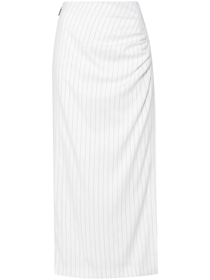 Pinstriped Maxi Skirt