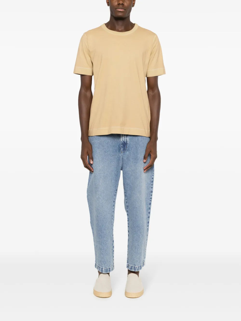 Tapered-Leg Jeans