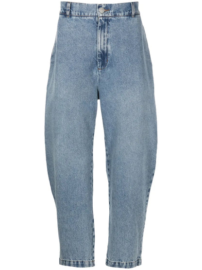 Tapered-Leg Jeans