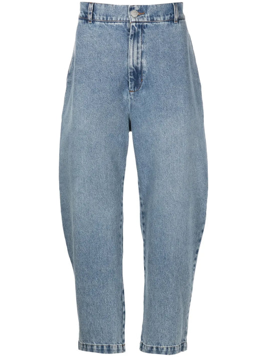 Tapered-Leg Jeans