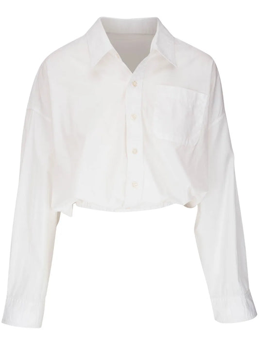 Cropped Cotton Shirt