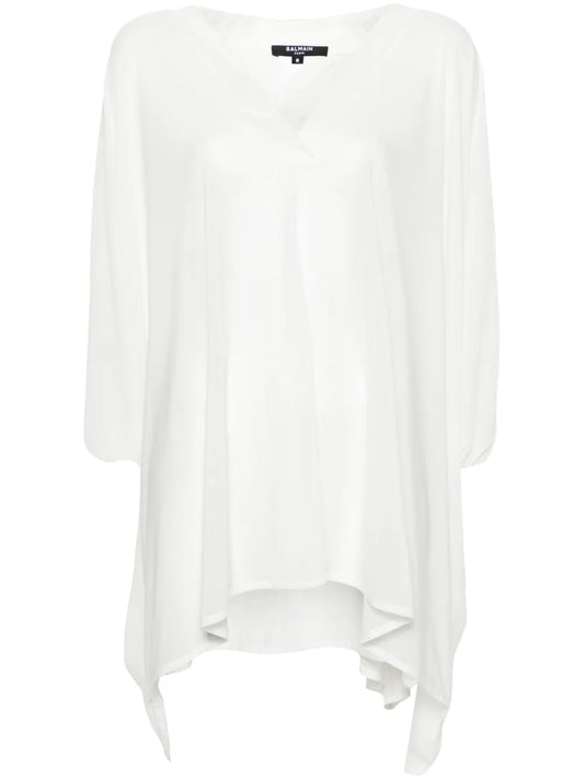 Sheer Kaftan Minidress