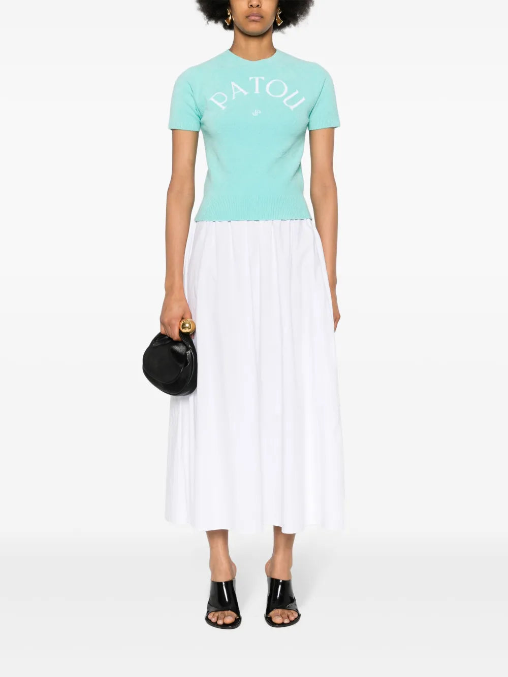 Logo-Jacquard Knitted Top