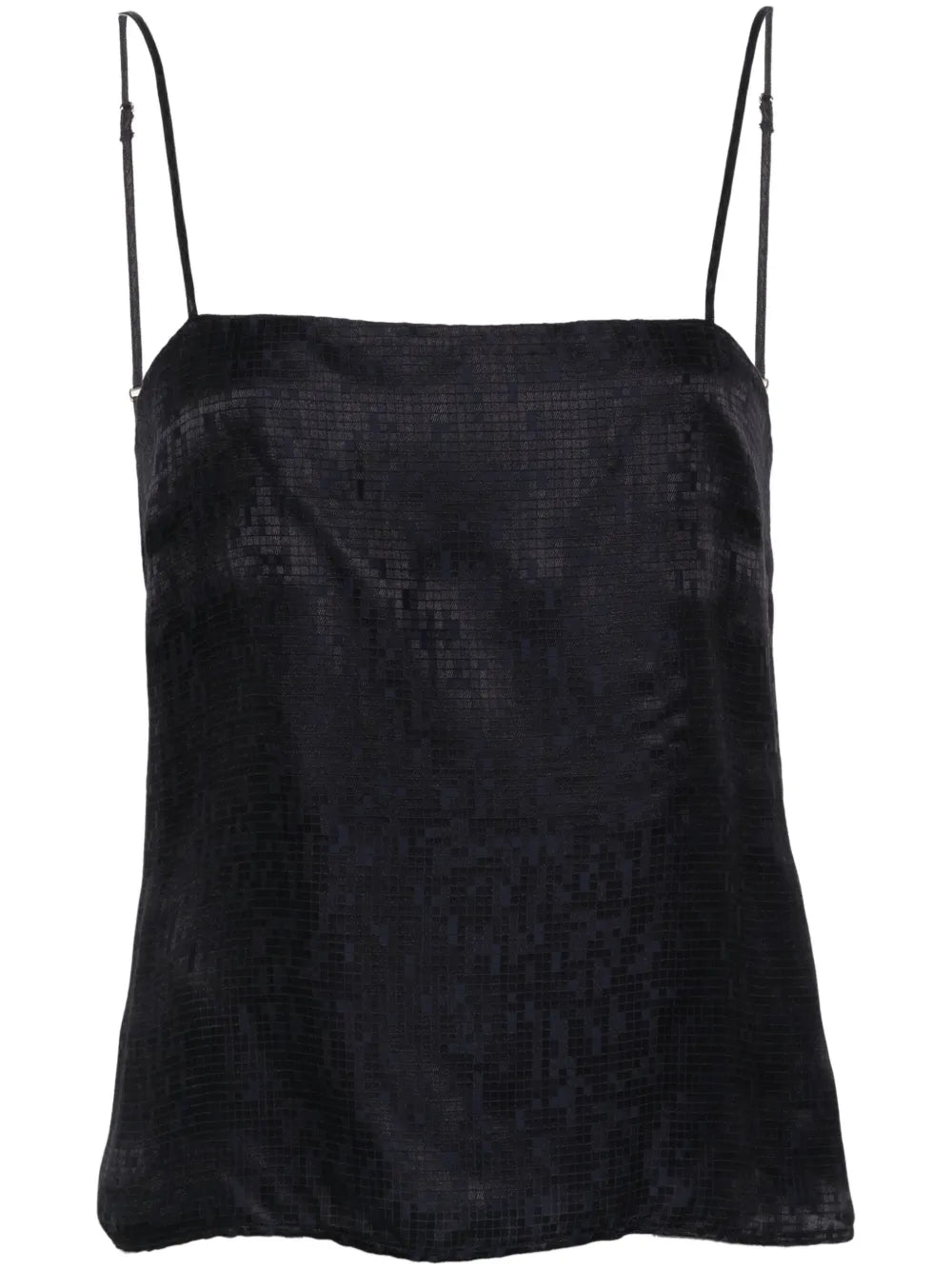 Patterned-Jacquard Top