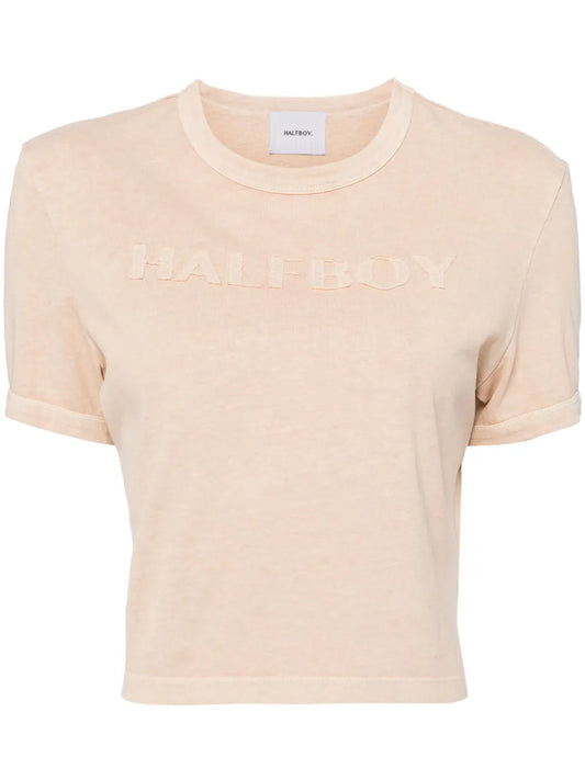Logo-Patch Cotton T-Shirt