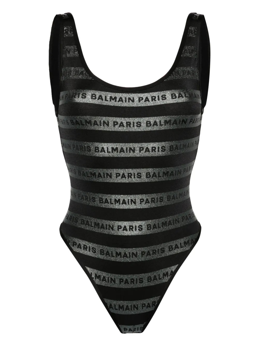 Open-Back Logo-Print Swimsuit