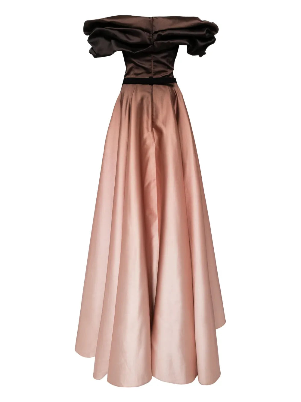 Gradient-Effect Off-Shoulder Dress