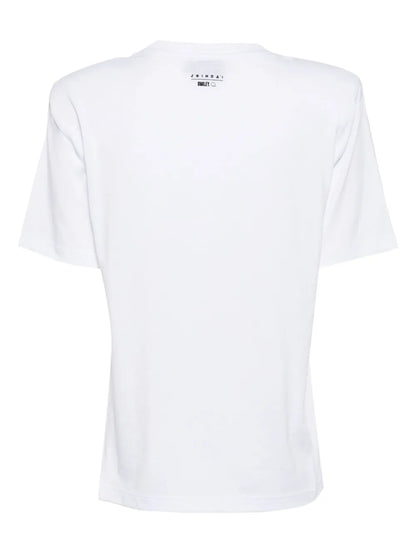 Smile-Motif Cotton T-Shirt