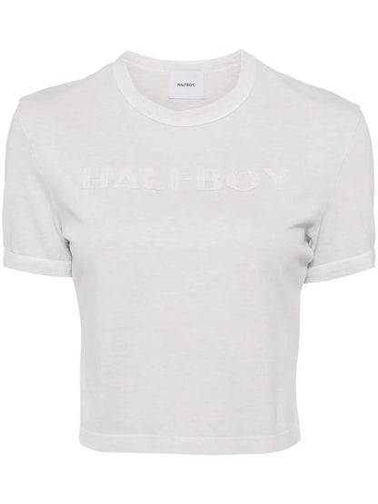 Logo-Patch Cotton T-Shirt