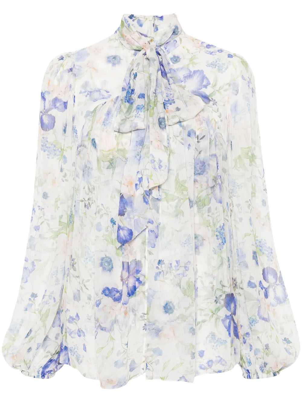 Natura Floral-Print Blouse