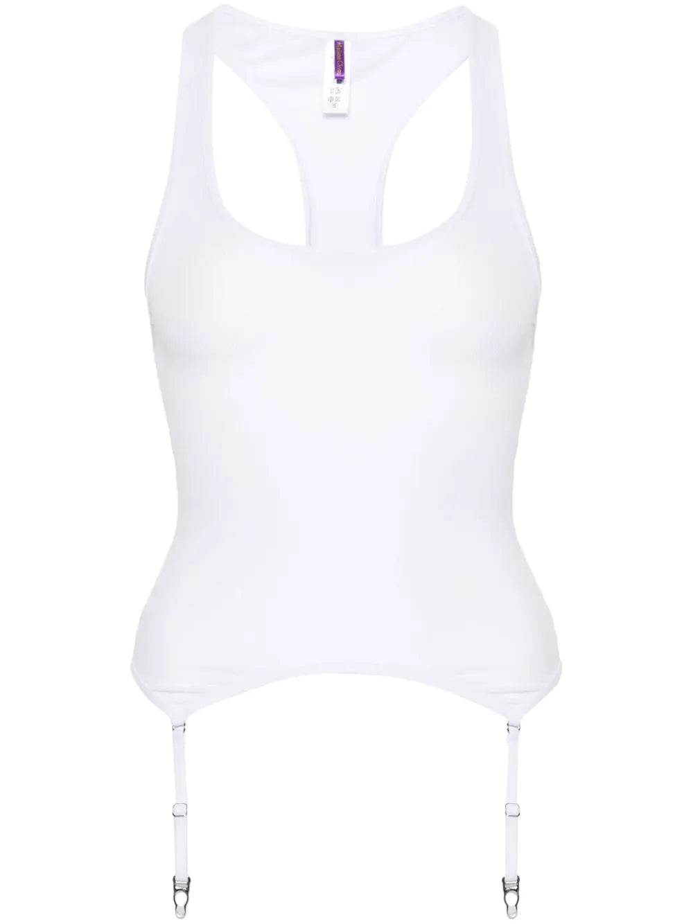 La Femme Amazone Suspenders-Detail Tank Top