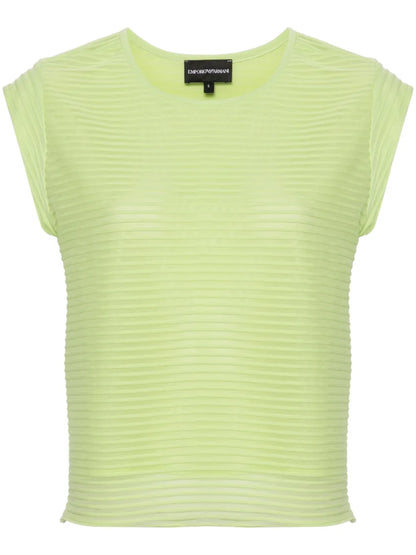 Ribbed Mesh Tank Top