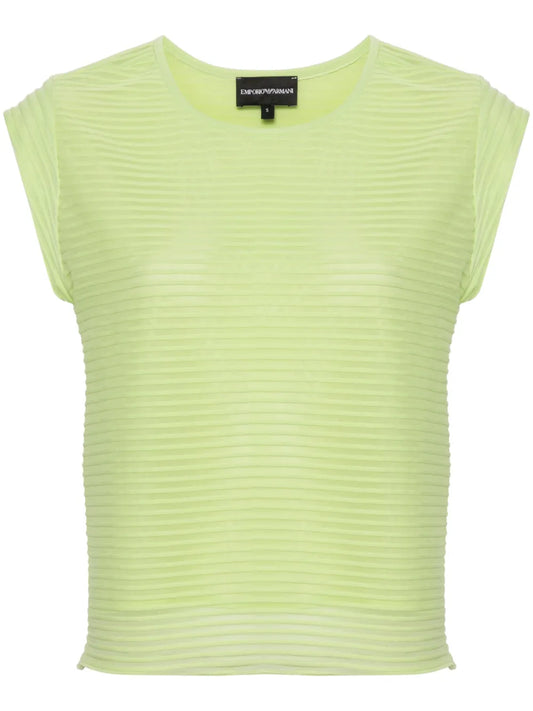 Ribbed Mesh Tank Top