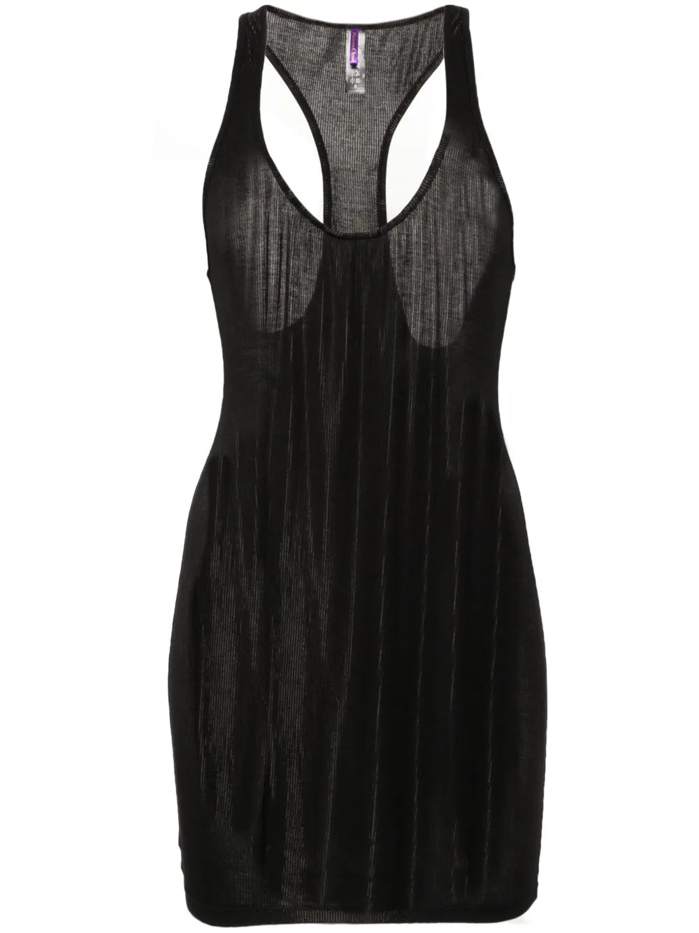 La Femme Amazone Ribbed Minidress