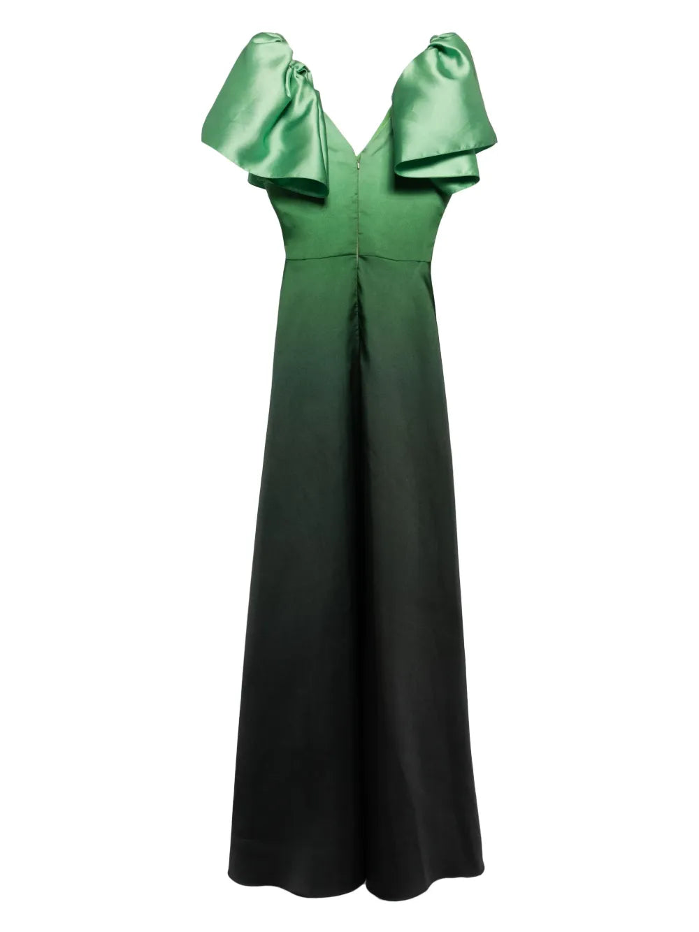 Gradient-Effect Taffeta Dress