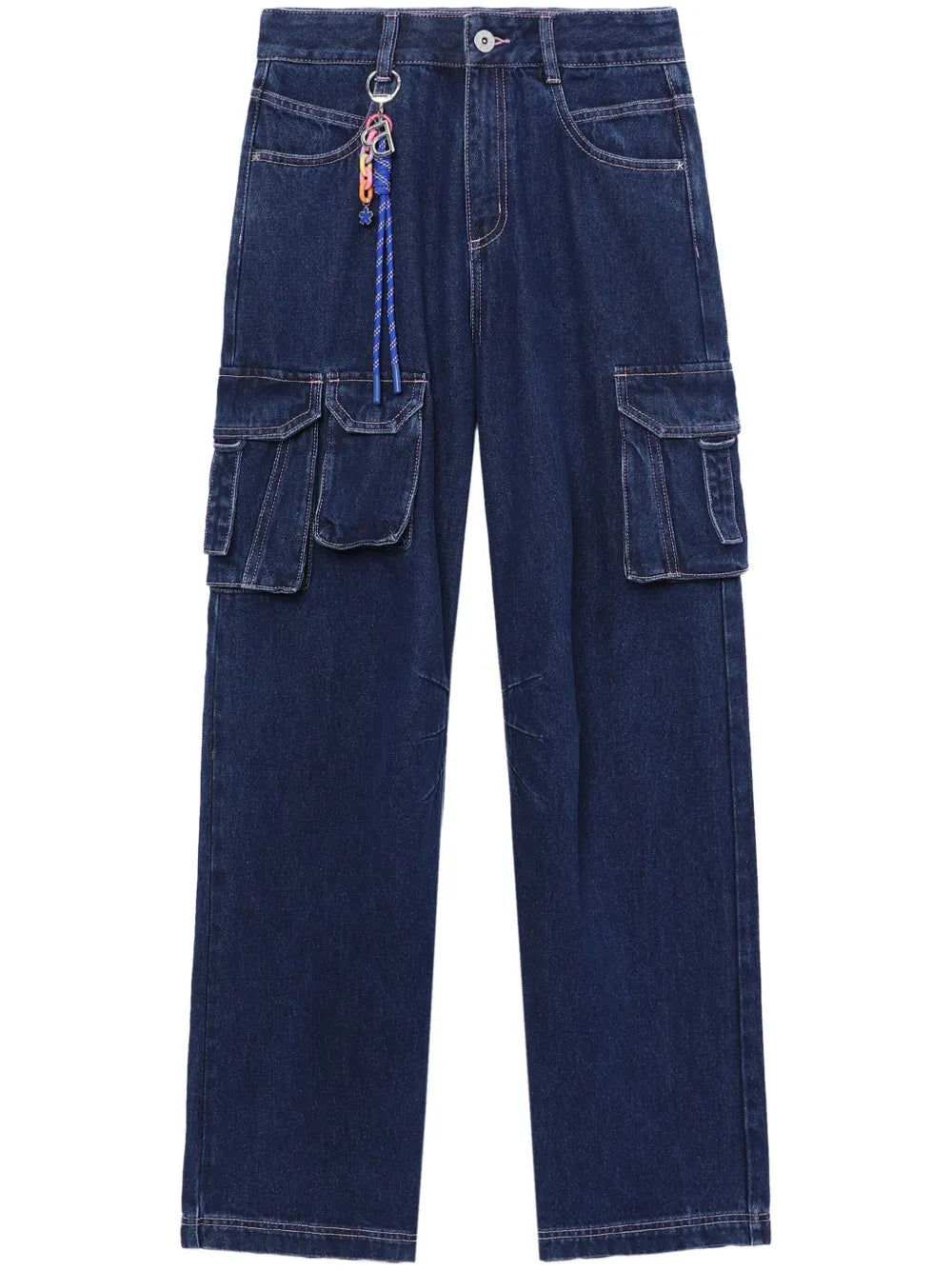 High-Rise Straight-Leg Jeans