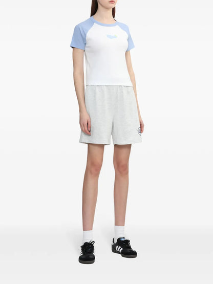 Logo-Appliqué Raglan T-Shirt