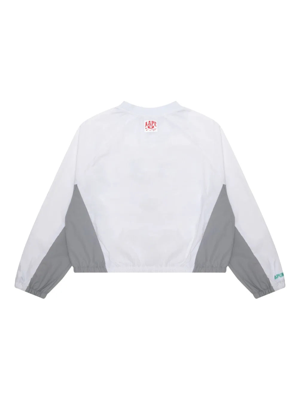 Graphic-Print V-Neck Sweatshirt