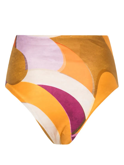 Abstract-Print Bikini Bottom
