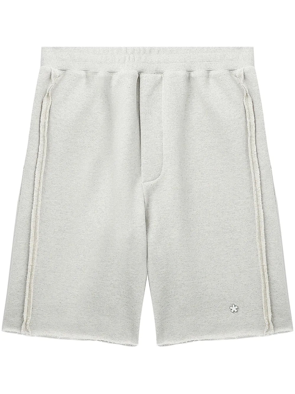 Raw-Cut Cotton Track Shorts