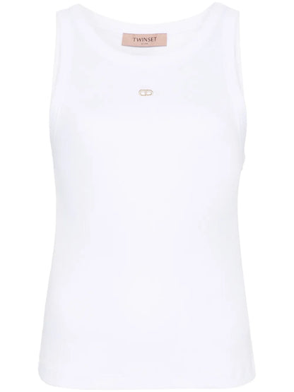 Cut Out-Detail Ribbed Top