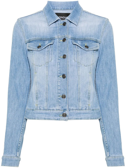 Logo-Plaque Denim Jacket