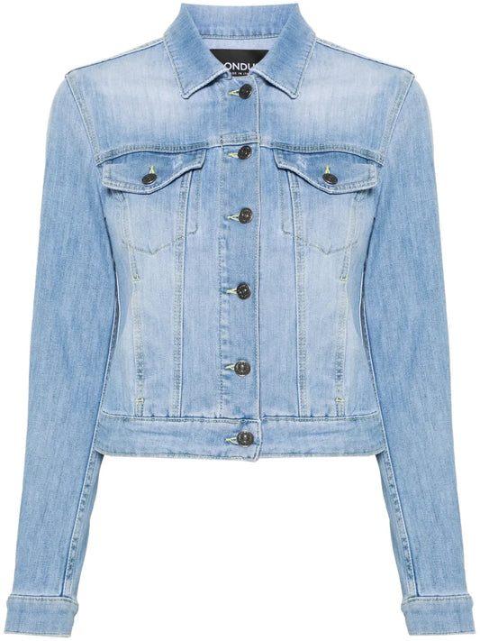 Logo-Plaque Denim Jacket