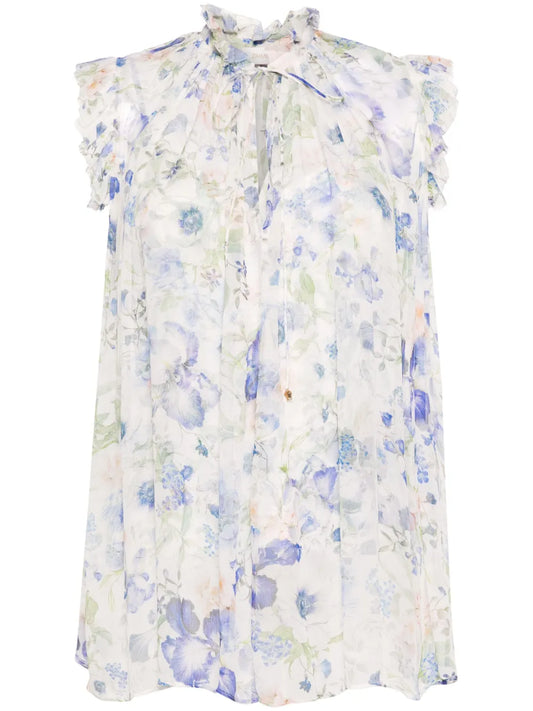 Natura Frilled Blouse