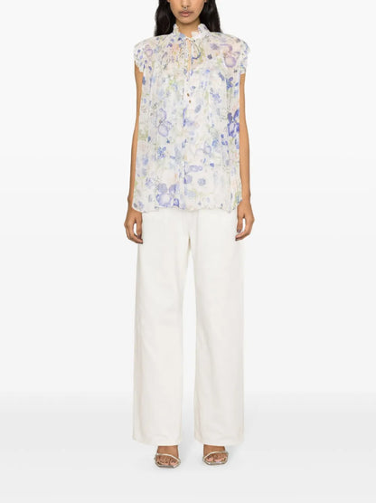 Natura Frilled Blouse