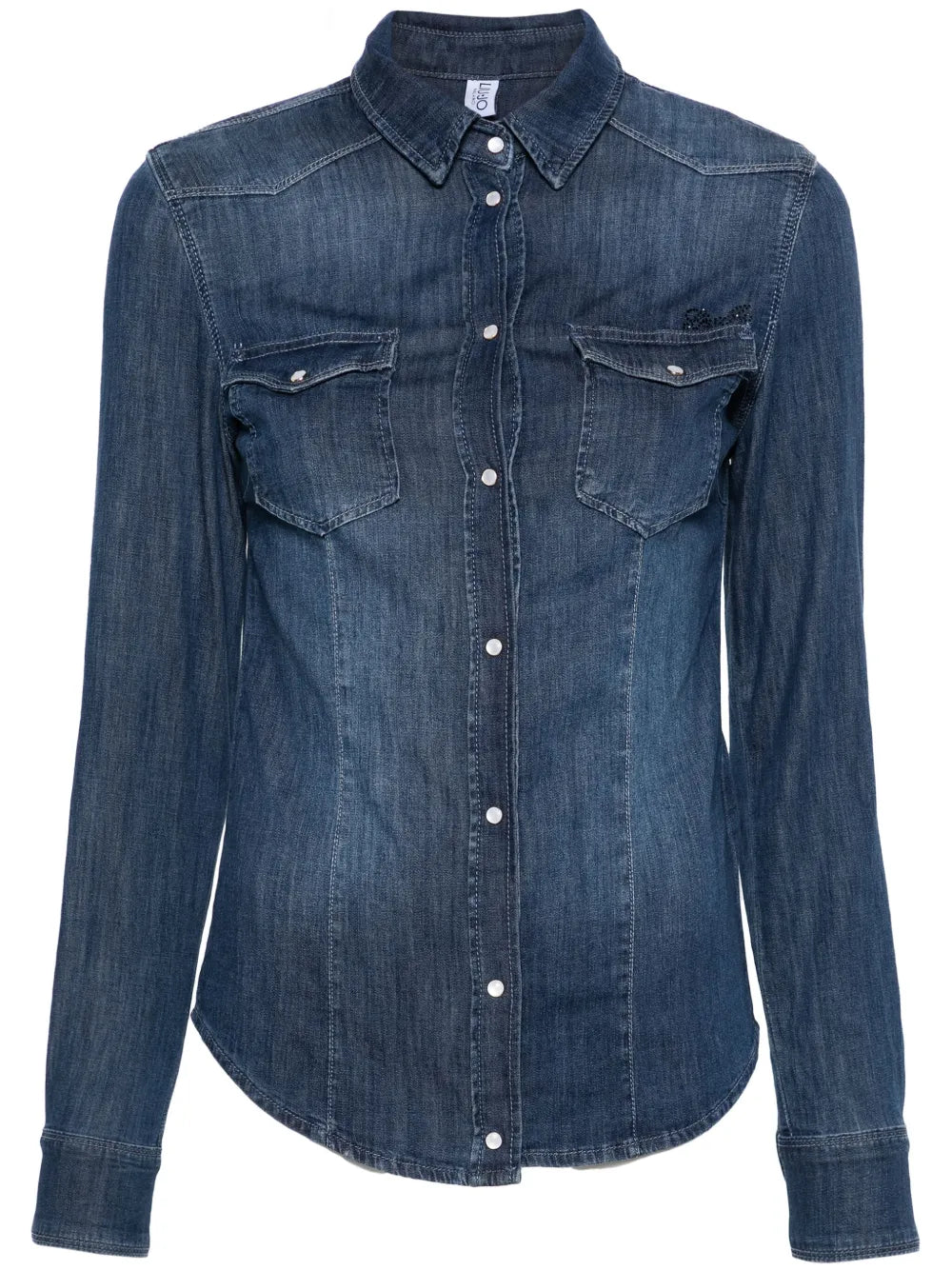 Logo-Appliqué Denim Shirt