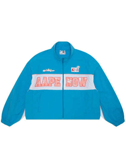 Logo-Appliqué Bomber Jacket