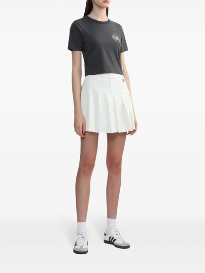 Logo-Print Cropped T-Shirt