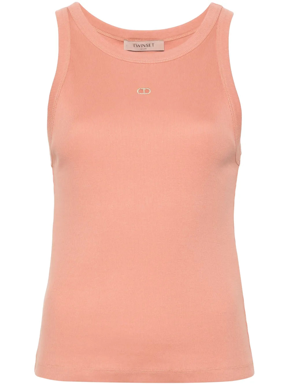 Cut Out-Detail Ribbed Top