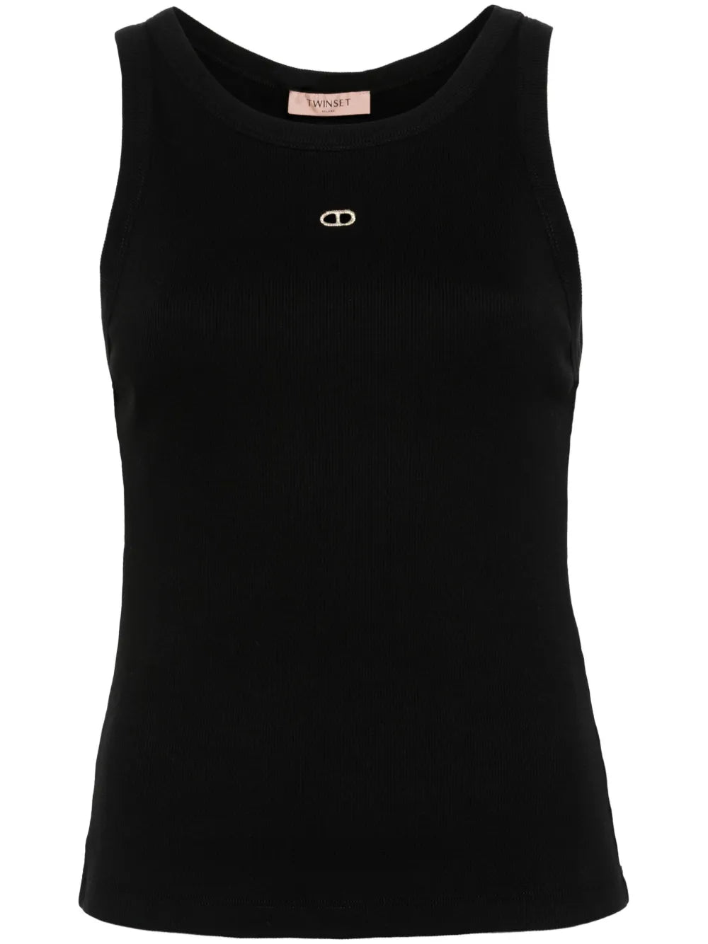 Cut Out-Detail Ribbed Top