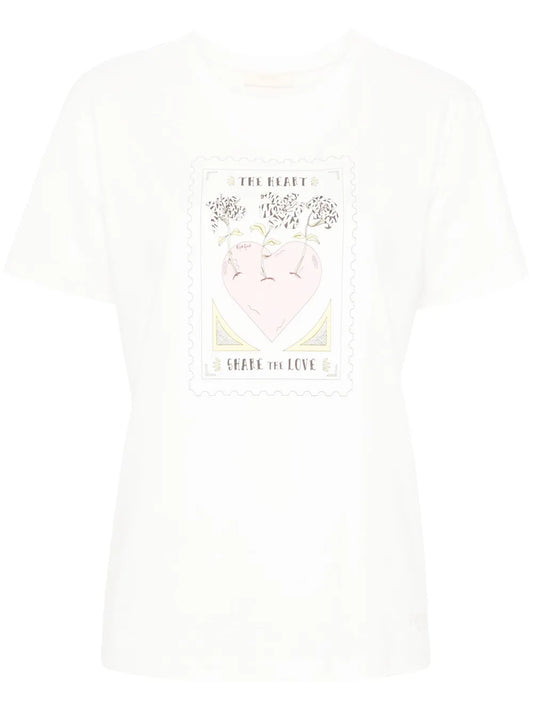 Illustration-Print Cotton T-Shirt