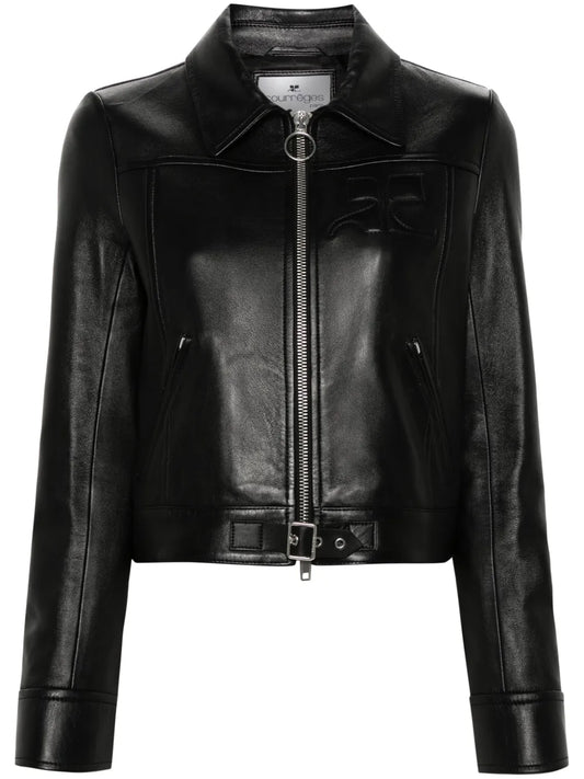 Iconic Zip-Up Leather Jacket