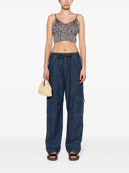 Vlogo-Plaque Cargo Jeans