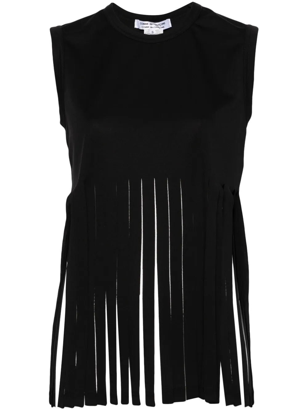 Fringed Jersey Tank Top
