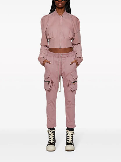 Cropped Bomber Jacket