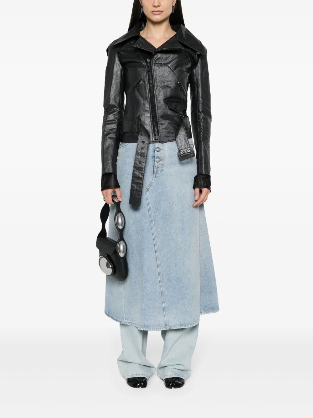 Metallic Biker Jacquet