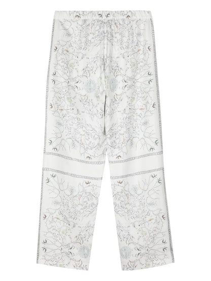 Silk Palazzo Trousers