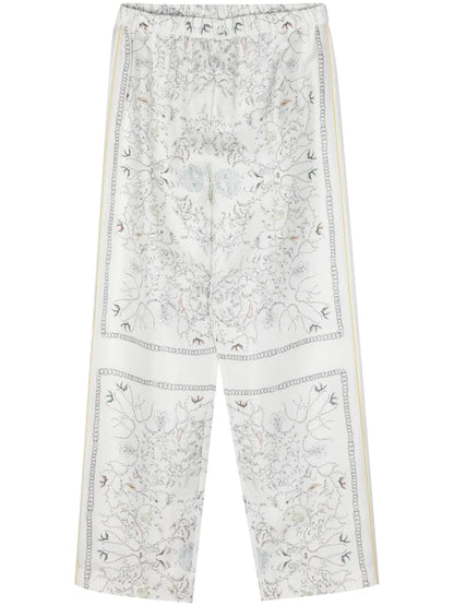 Silk Palazzo Trousers