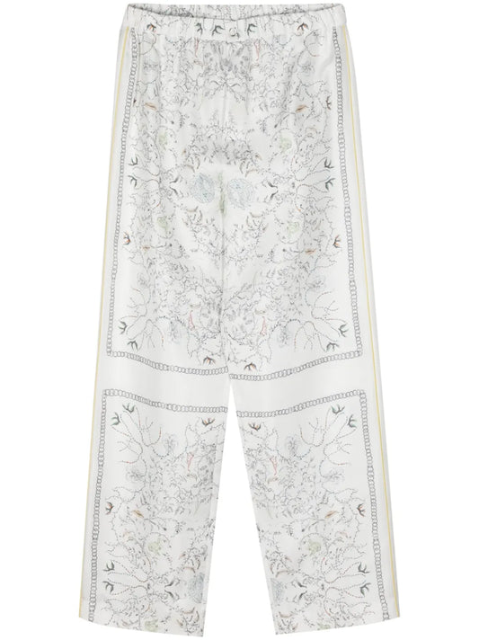 Silk Palazzo Trousers